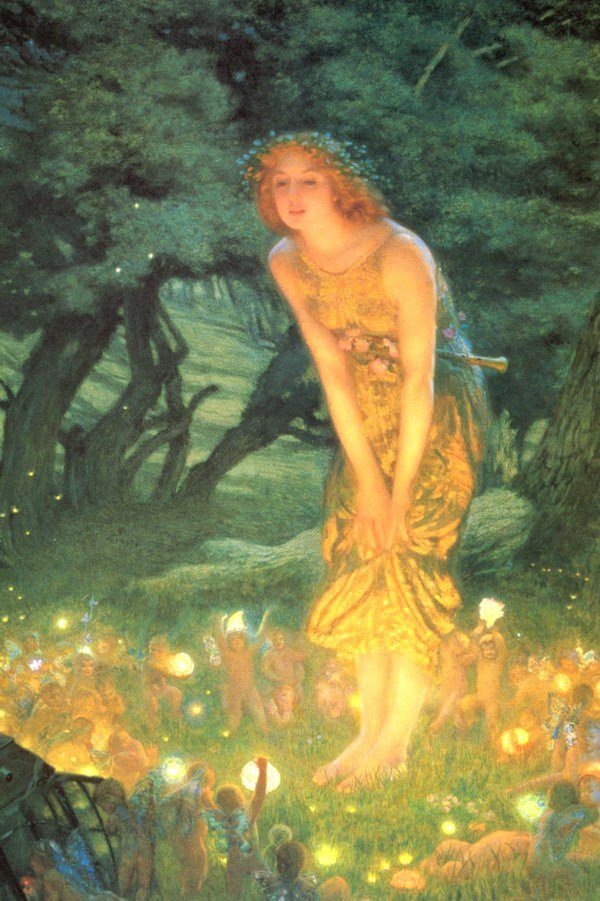 Unknown Mid-Summer's Eve by Edward Robert Hughes